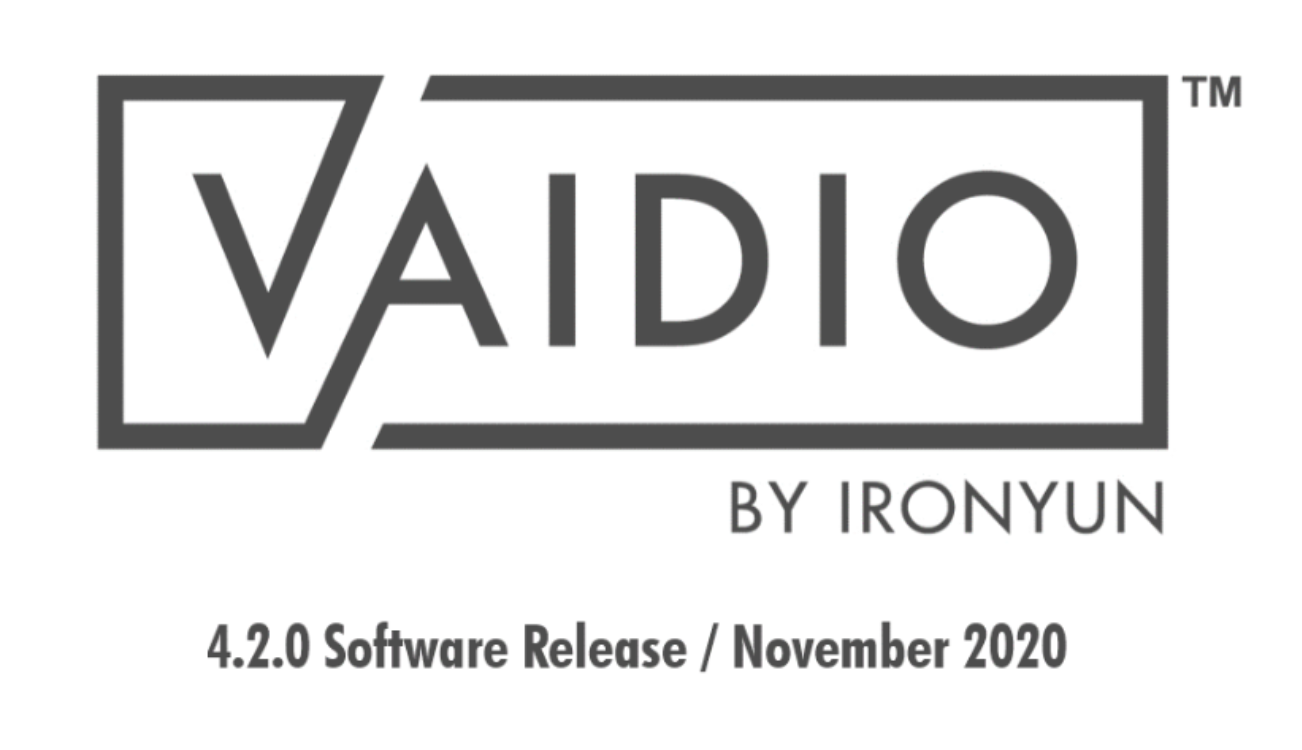 Vaidio 4.2.0 - Updates & Changes